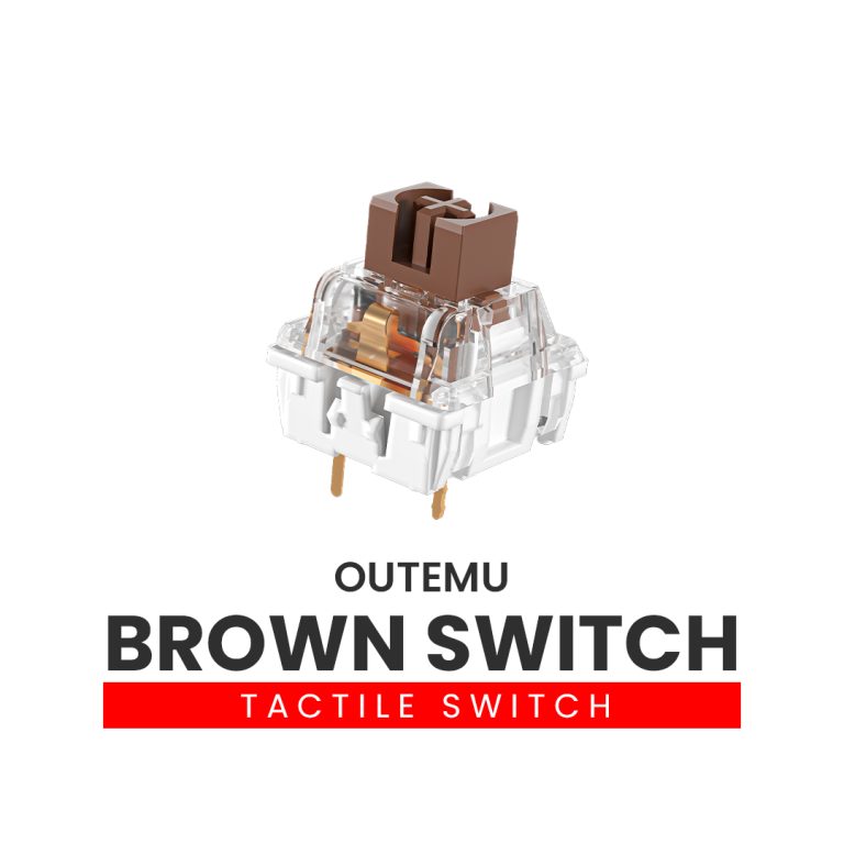 Outemu Brown Mechanical Keyboard Switch - Backseat Gaming